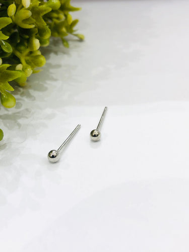 Small Ball Stud Earrings